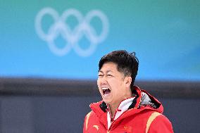 (BEIJING2022)CHINA-BEIJING-OLYMPIC WINTER GAMES-SPEED SKATING-MEN'S 500M (CN)