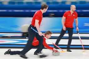 (BEIJING2022)CHINA-BEIJING-WINTER OLYMPIC GAMES-CURLING-MEN'S ROUND ROBIN-CAN VS NOR (CN)