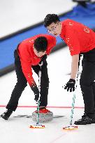 (BEIJING2022)CHINA-BEIJING-WINTER OLYMPIC GAMES-CURLING-MEN'S ROUND ROBIN-CHN VS ROC (CN)