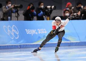 (BEIJING2022)CHINA-BEIJING-OLYMPIC WINTER GAMES-SPEED SKATING-MEN'S 500M (CN)