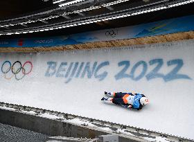 (BEIJING2022)CHINA-BEIJING-OLYMPIC WINTER GAMES-SKELETON-WOMEN HEAT (CN)