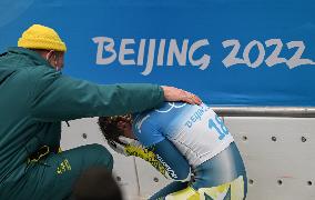 (BEIJING2022)CHINA-BEIJING-OLYMPIC WINTER GAMES-SKELETON-WOMEN HEAT (CN)