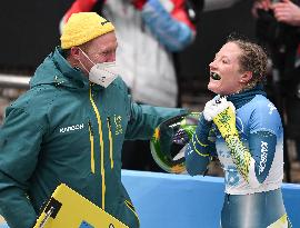 (BEIJING2022)CHINA-BEIJING-OLYMPIC WINTER GAMES-SKELETON-WOMEN HEAT (CN)