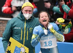 (BEIJING2022)CHINA-BEIJING-OLYMPIC WINTER GAMES-SKELETON-WOMEN HEAT (CN)