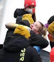 (BEIJING2022)CHINA-BEIJING-OLYMPIC WINTER GAMES-SKELETON-WOMEN HEAT (CN)