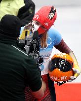 (BEIJING2022)CHINA-BEIJING-OLYMPIC WINTER GAMES-SKELETON-WOMEN HEAT (CN)