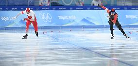 (BEIJING2022)CHINA-BEIJING-OLYMPIC WINTER GAMES-SPEED SKATING-MEN'S 500M (CN)