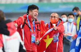 (BEIJING2022)CHINA-BEIJING-OLYMPIC WINTER GAMES-SPEED SKATING-MEN'S 500M (CN)