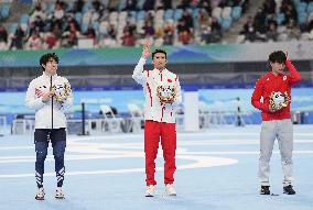 (BEIJING2022)CHINA-BEIJING-OLYMPIC WINTER GAMES-SPEED SKATING-MEN'S 500M (CN)