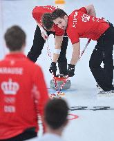 (BEIJING2022)CHINA-BEIJING-WINTER OLYMPIC GAMES-CURLING-MEN'S ROUND ROBIN-DEN vs SUI  (CN)