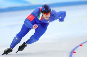 (BEIJING2022)CHINA-BEIJING-OLYMPIC WINTER GAMES-SPEED SKATING-MEN'S 500M (CN)