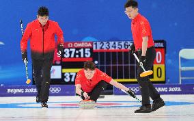 (BEIJING2022)CHINA-BEIJING-WINTER OLYMPIC GAMES-CURLING-MEN'S ROUND ROBIN (CN)