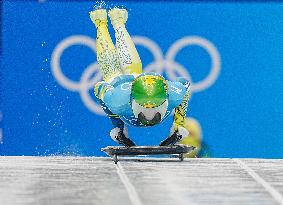 (BEIJING2022)CHINA-BEIJING-OLYMPIC WINTER GAMES-SKELETON-WOMEN HEAT (CN)