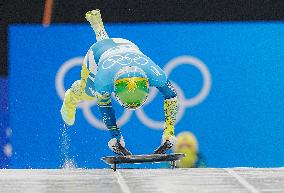 (BEIJING2022)CHINA-BEIJING-OLYMPIC WINTER GAMES-SKELETON-WOMEN HEAT (CN)