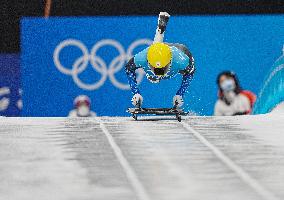 (BEIJING2022)CHINA-BEIJING-OLYMPIC WINTER GAMES-SKELETON-WOMEN HEAT (CN)