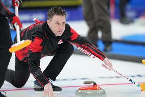 (BEIJING2022)CHINA-BEIJING-WINTER OLYMPIC GAMES-CURLING-MEN'S ROUND ROBIN-CAN vs SUI  (CN)