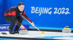 (BEIJING2022)CHINA-BEIJING-WINTER OLYMPIC GAMES-CURLING-MEN'S ROUND ROBIN-CAN vs SUI  (CN)