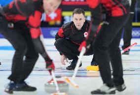 (BEIJING2022)CHINA-BEIJING-WINTER OLYMPIC GAMES-CURLING-MEN'S ROUND ROBIN-CAN vs SUI  (CN)