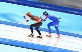 (BEIJING2022)CHINA-BEIJING-OLYMPIC WINTER GAMES-SPEED SKATING-WOMEN'S 5,000M (CN)