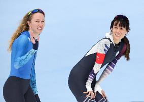 (BEIJING2022)CHINA-BEIJING-OLYMPIC WINTER GAMES-SPEED SKATING-WOMEN'S 500M (CN)