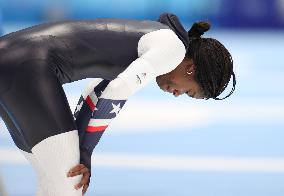 (BEIJING2022)CHINA-BEIJING-OLYMPIC WINTER GAMES-SPEED SKATING-WOMEN'S 500M (CN)