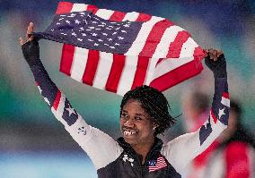 (BEIJING2022)CHINA-BEIJING-OLYMPIC WINTER GAMES-SPEED SKATING-WOMEN'S 500M (CN)