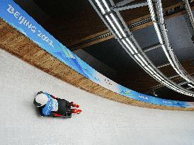 (BEIJING2022)CHINA-BEIJING-OLYMPIC WINTER GAMES-SKELETON-WOMEN HEAT (CN)