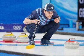 (BEIJING2022)CHINA-BEIJING-WINTER OLYMPIC GAMES-CURLING-MEN'S ROUND ROBIN-CAN VS USA (CN)