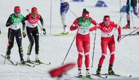 (BEIJING2022)CHINA-ZHANGJIAKOU-OLYMPIC WINTER GAMES-CROSS-COUNTRY SKIING-WOMEN'S 4X5KM RELAY (CN)