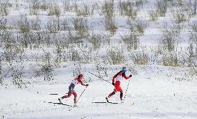 (BEIJING2022)CHINA-ZHANGJIAKOU-OLYMPIC WINTER GAMES-CROSS-COUNTRY SKIING-WOMEN'S 4X5KM RELAY (CN)