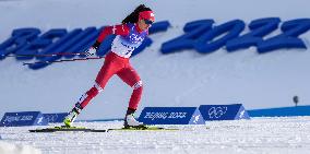 (BEIJING2022)CHINA-ZHANGJIAKOU-OLYMPIC WINTER GAMES-CROSS-COUNTRY SKIING-WOMEN'S 4X5KM RELAY (CN)
