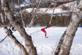 (BEIJING2022)CHINA-ZHANGJIAKOU-OLYMPIC WINTER GAMES-CROSS-COUNTRY SKIING-WOMEN'S 4X5KM RELAY (CN)