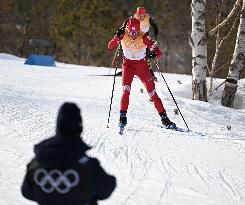 (BEIJING2022)CHINA-ZHANGJIAKOU-OLYMPIC WINTER GAMES-CROSS-COUNTRY SKIING-WOMEN'S 4X5KM RELAY (CN)