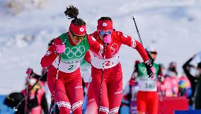 (BEIJING2022)CHINA-ZHANGJIAKOU-OLYMPIC WINTER GAMES-CROSS-COUNTRY SKIING-WOMEN'S 4X5KM RELAY (CN)