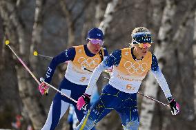 (BEIJING2022)CHINA-ZHANGJIAKOU-OLYMPIC WINTER GAMES-CROSS-COUNTRY SKIING-WOMEN'S 4X5KM RELAY (CN)