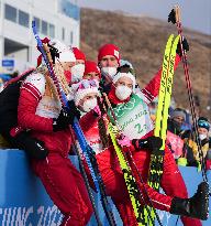 (BEIJING2022)CHINA-ZHANGJIAKOU-OLYMPIC WINTER GAMES-CROSS-COUNTRY SKIING-WOMEN'S 4X5KM RELAY (CN)