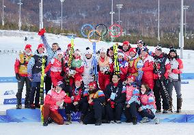 (BEIJING2022)CHINA-ZHANGJIAKOU-OLYMPIC WINTER GAMES-CROSS-COUNTRY SKIING-WOMEN'S 4X5KM RELAY (CN)