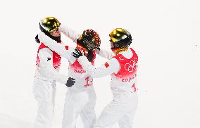 (BEIJING2022)CHINA-ZHANGJIAKOU-OLYMPIC WINTER GAMES-FREESTYLE SKIING-MIXED TEAM AERIALS-FINAL (CN)