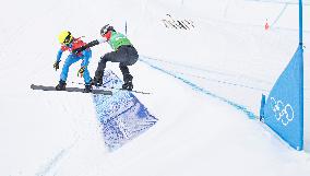 (BEIJING2022)CHINA-ZHANGJIAKOU-OLYMPIC WINTER GAMES-MIXED TEAM SNOWBOARD CORSS(CN)