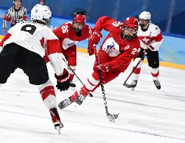 (XHTP)(BEIJING2022)CHINA-BEIJING-OLYMPIC WINTER GAMES-ICE HOCKEY-WOMEN'S QUATERFINALS-SUI VS ROC (CN)