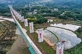 CHINA-CHONGQING-YUKUN HIGH-SPEED RAILWAY-CONSTRUCTION (CN)