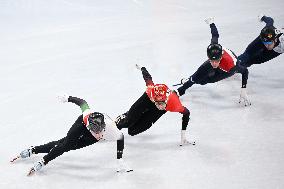 (XHTP)(BEIJING2022)CHINA-BEIJING-OLYMPIC WINTER GAMES-SHORT TRACK SPEED SKATING-MEN'S 500M-HEAT (CN)