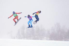 (XHTP)(BEIJING2022)CHINA-ZHANGJIAKOU-SNOWBOARD-MIXED TEAM SNOWBOARD CORSS QUATERFINAL(CN)