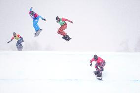 (XHTP)(BEIJING2022)CHINA-ZHANGJIAKOU-OLYMPIC WINTER GAMES-MIXED TEAM SNOWBOARD CORSS QUATERFINAL(CN)