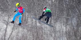 (BEIJING2022)CHINA-ZHANGJIAKOU-SNOWBOARD-MIXED TEAM SNOWBOARD CORSS-FINAL(CN)