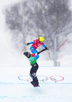 (XHTP)(BEIJING2022)CHINA-ZHANGJIAKOU-OLYMPIC WINTER GAMES-MIXED TEAM SNOWBOARD CORSS(CN)