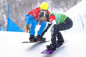 (XHTP)(BEIJING2022)CHINA-ZHANGJIAKOU-OLYMPIC WINTER GAMES-MIXED TEAM SNOWBOARD CORSS(CN)