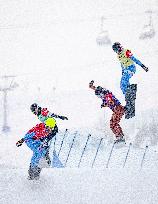 (XHTP)(BEIJING2022)CHINA-ZHANGJIAKOU-OLYMPIC WINTER GAMES-MIXED TEAM SNOWBOARD CORSS(CN)