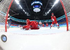 (XHTP)(BEIJING2022)CHINA-BEIJING-OLYMPIC WINTER GAMES-ICE HOCKEY-WOMEN'S QUATERFINALS-SUI VS ROC (CN)