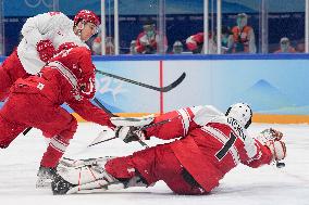 (XHTP)(BEIJING2022)CHINA-BEIJING-OLYMPIC WINTER GAMES-ICE HOCKEY-MEN'S PRELIMINARY ROUND-ROC VS DEN (CN)